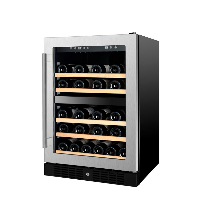 Kucht 54 Bottle Under The Counter Dual Zone Freestanding Wine